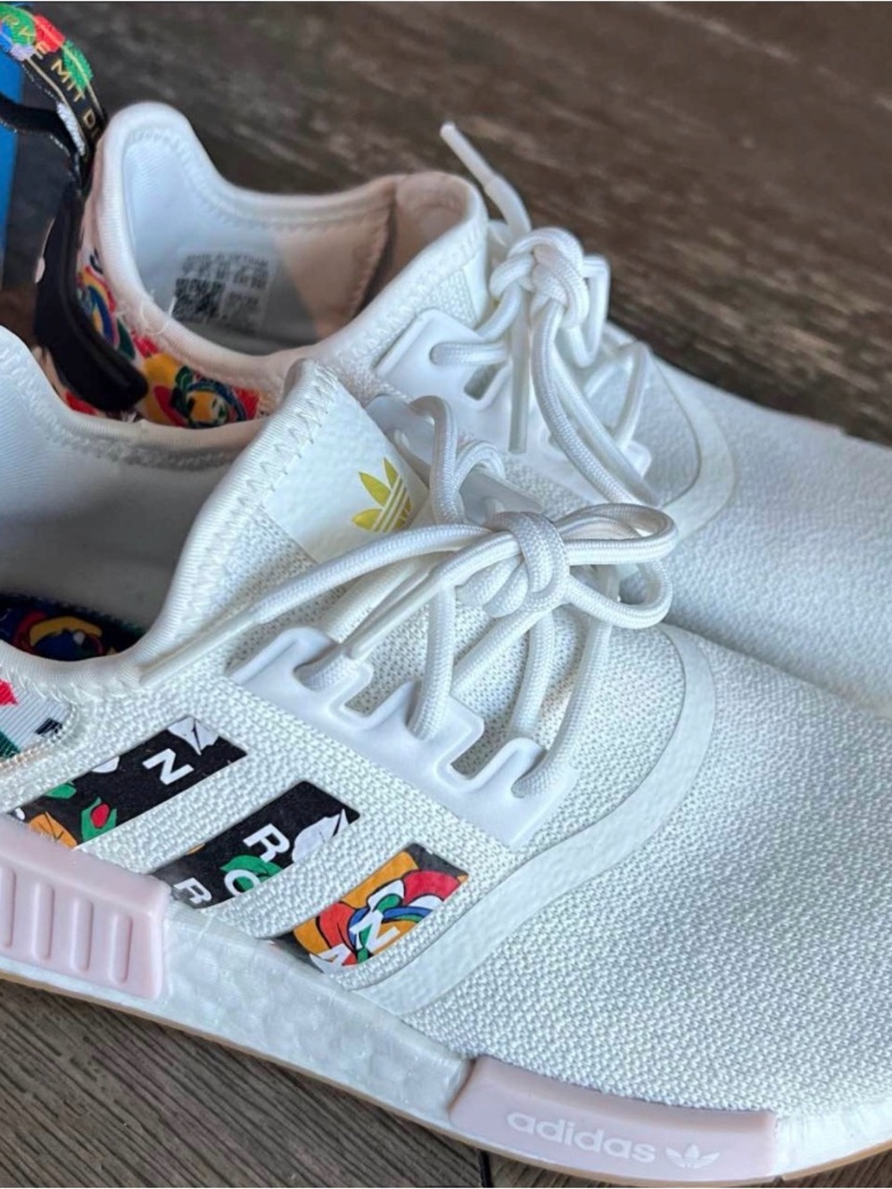 limited-edition Adidas NMD_R1 “Pride / Love Unites” sneakers, style FY9024